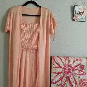 Vintage Nightgown and Robe